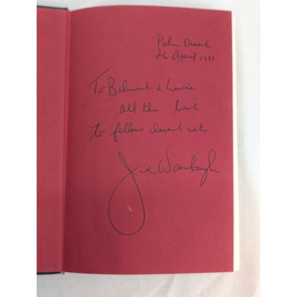 Joseph Wambaugh Echoes In The Darkness Hardcover Dust Jacket with Bookmark - Picture 4 of 7